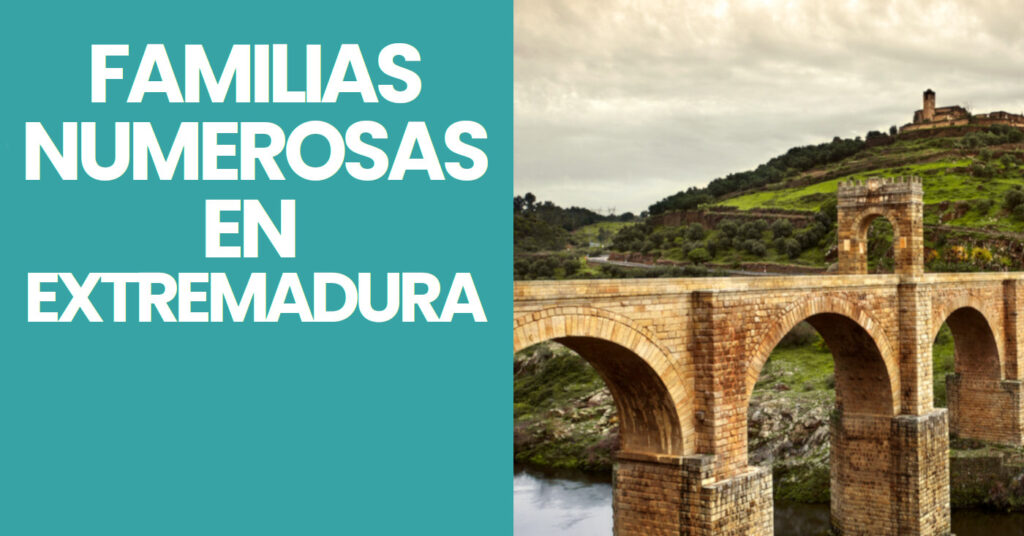 Ayudas para familias numerosas en Extremadura.