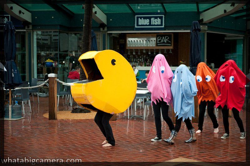10 ideas de Disfraces para Halloween en Familia. 44 disfraz pac man familia numerosa halloween 1