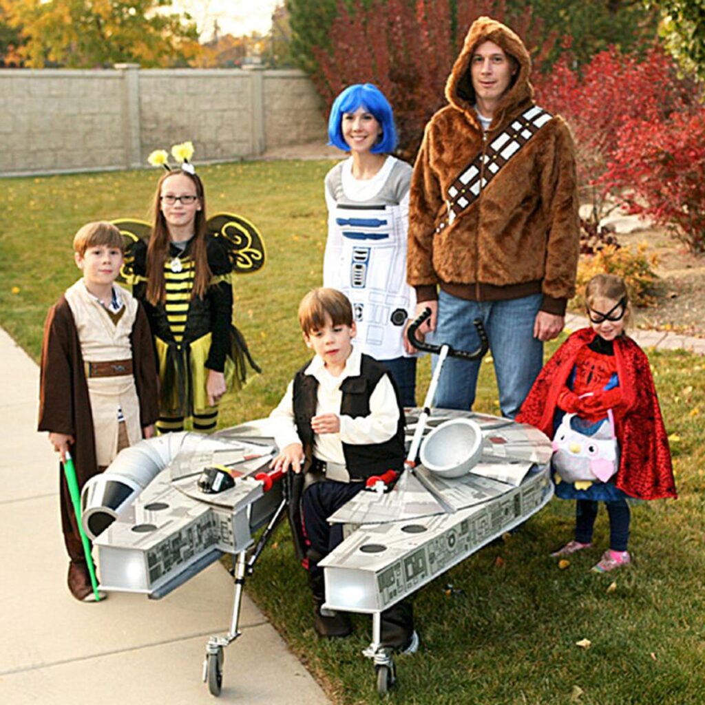 10 ideas de Disfraces para Halloween en Familia. 6 disfraz star wars familia halloween