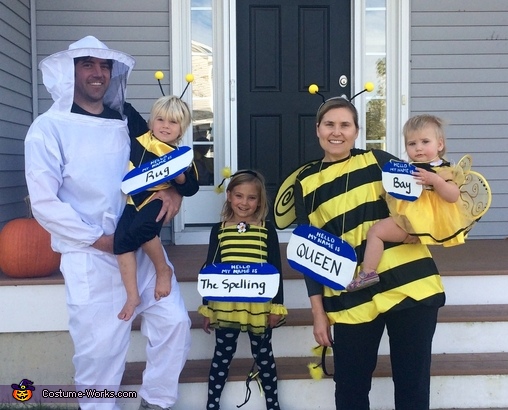 10 ideas de Disfraces para Halloween en Familia. 48 familia de abejas halloween